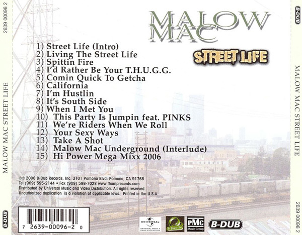 Malow Mac - Street Life Chicano Rap